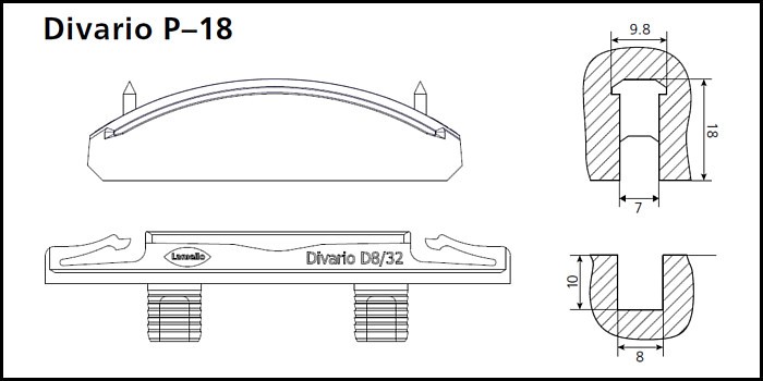 スライドクランピング・デバリオ Lamello ラメロ Divario P-18 (80組入