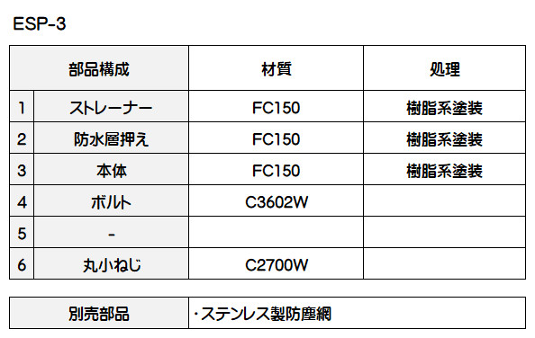 カネソウ 鋳鉄製ルーフドレン 屋上用 たて引き用 後付型 差し込み式 ESP-3-150 呼称150mm