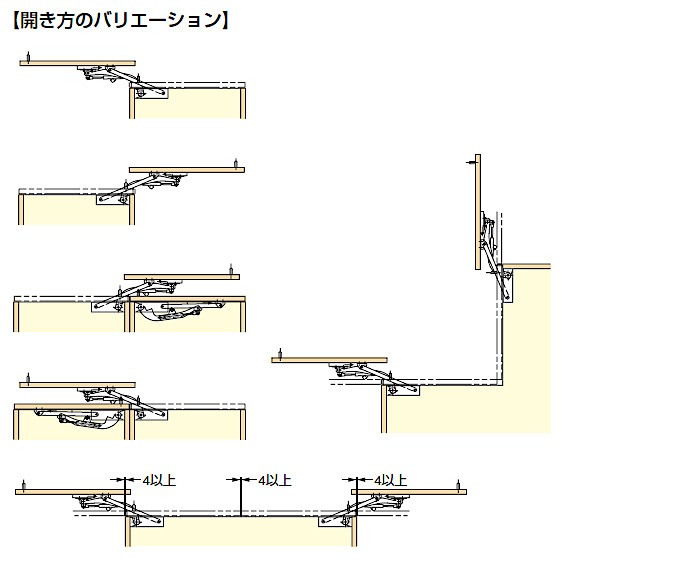 モノフラット 中量扉用 Lamp Fad 扉幅500 550mm 扉高さ1000 24mm 扉厚35mm以下 扉1枚当り質量kg以下 Fad カネマサかなものe Shop 通販 Yahoo ショッピング