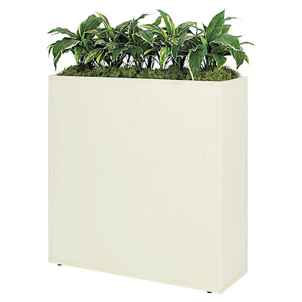 ベルク グリーンモード グリーンスタンド パーテーション BOXプランター GR2284 W1000×H1090×D400mm 造花 12.1kg