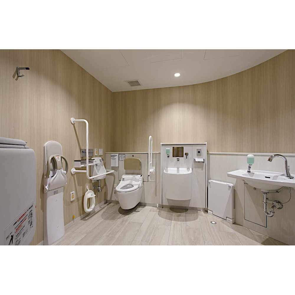 ユニオン 手すり (HBシリーズ) ステンレス ユニフォートモアホワイト サイズ：800×150×800 左用 HB-2912-02-L_5