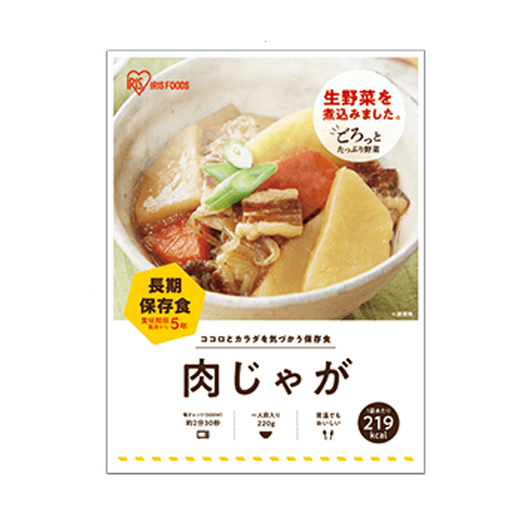 アイリスオーヤマ 災対食 肉じゃが 250g×36袋