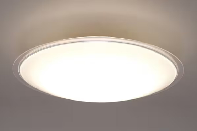 アイリスオーヤマ LEDシーリングライト 14畳調光 クリアフレーム