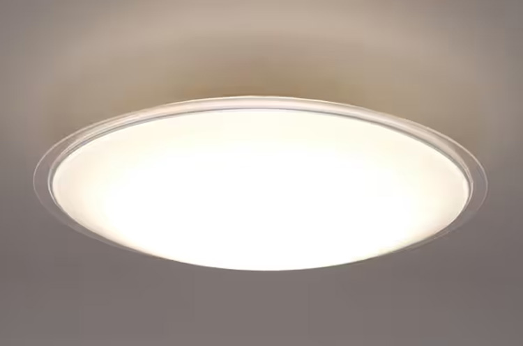 アイリスオーヤマ LEDシーリングライト 14畳調色 クリアフレーム