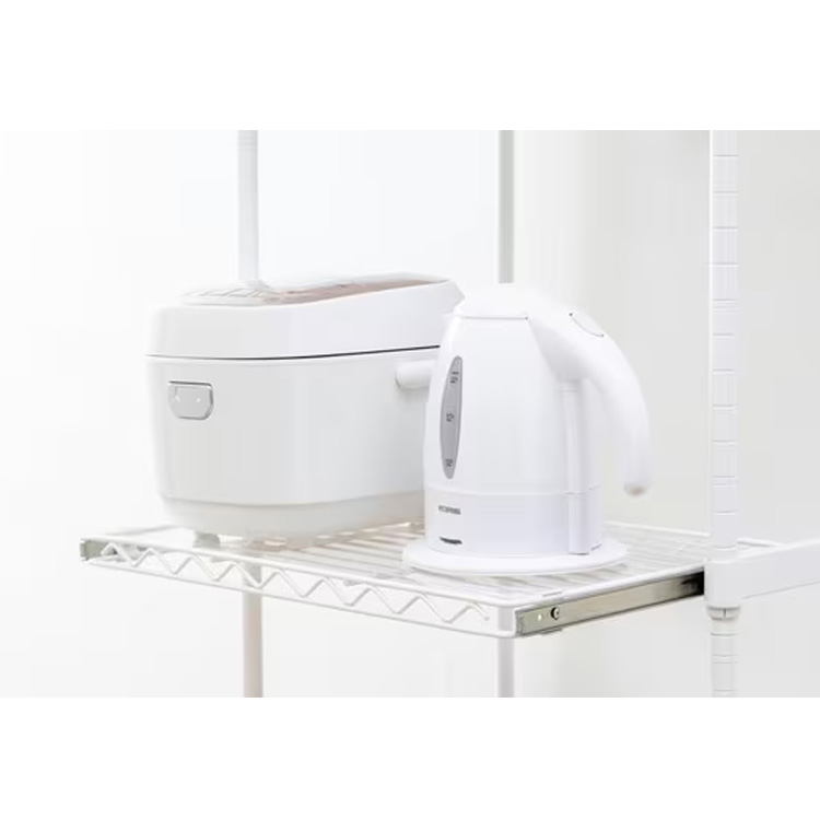レンジ台 ハイタイプ アイリスオーヤマ　白　CMM-PRH5518 Amazon｜アイリスオーヤマ レンジ台 冷蔵庫ラック 幅55×奥行35