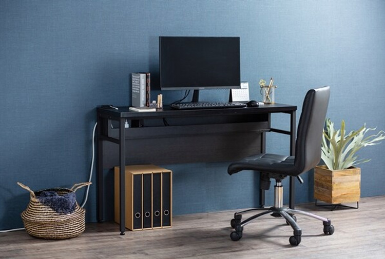 ケーブル収納デスク(CSD-1150)IRIS OHYAMA 机 デスク ケーブル収納付き CSD-1150 ライトナチュラル/ホワイト