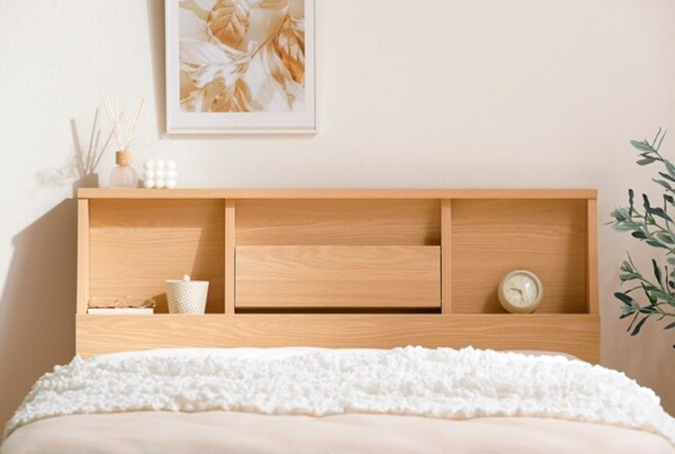 アイリスオーヤマ フロアベッド FBF-S シングル ウォールナット