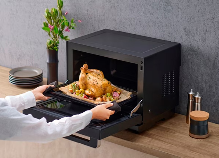 アイリスオーヤマ MO-FS3001-B スチームオーブンレンジ (30L) スチームオーブンレンジ 30L カップ式 MO-FS3001-B ヘルシー