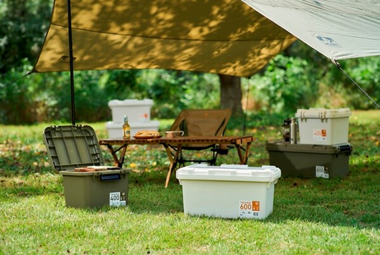 アイリスオーヤマ TRAILBOX 600 コンテナボックス TRBー600 カーキ