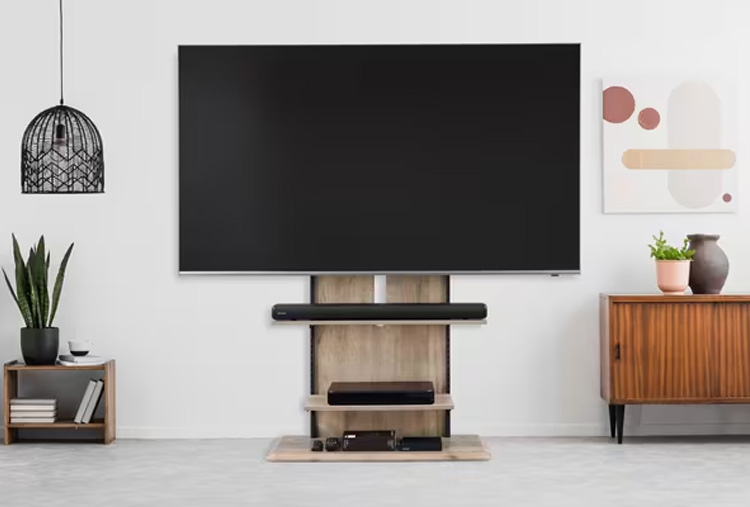 アイリスオーヤマ スタンドテレビ台 UTS-900R-LN ライト