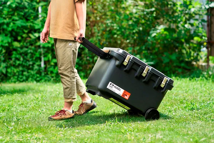 アイリスオーヤマ HUGEL 真空断熱クーラーボックス 60L VITC-60 ホワイトアッシュ_4