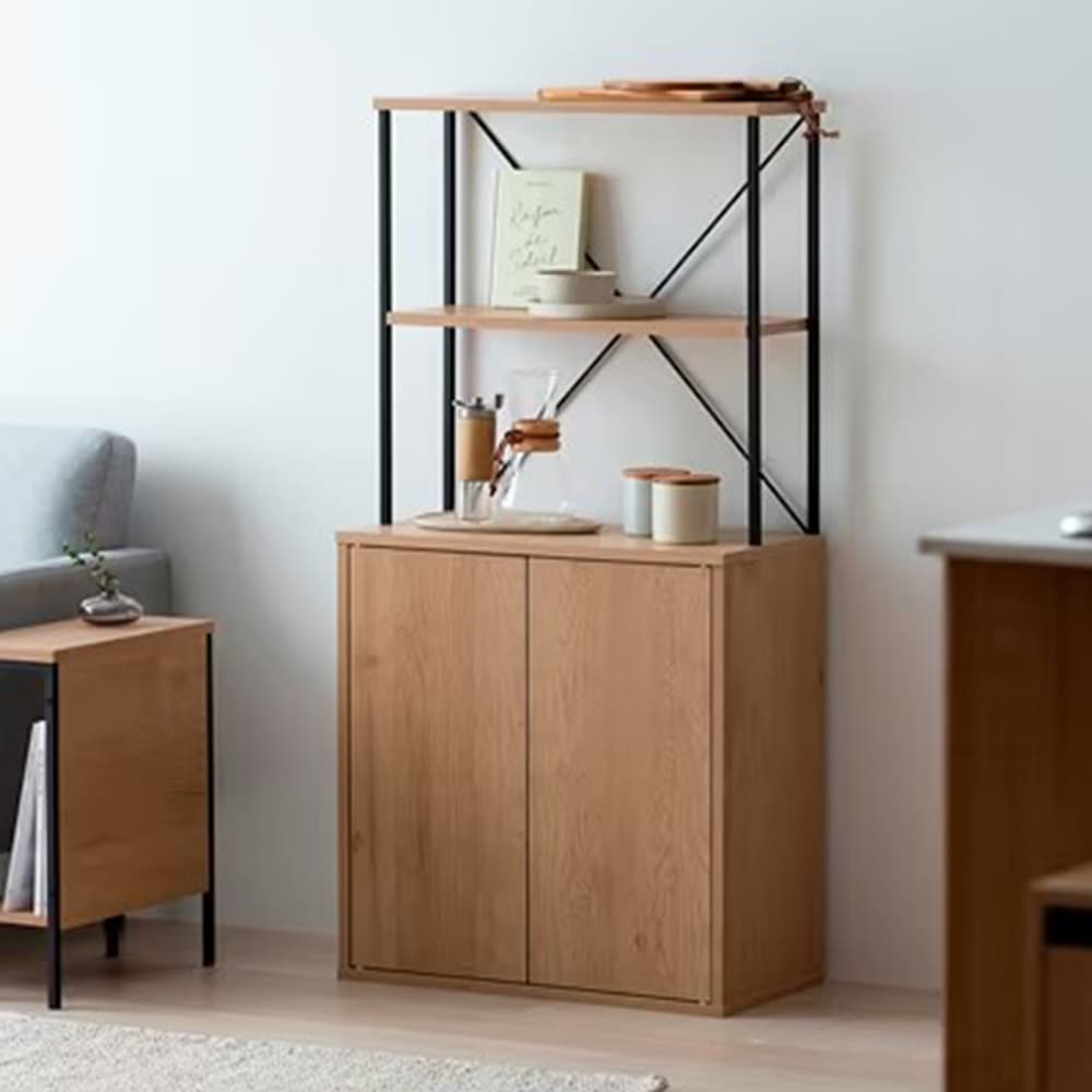 アイリスオーヤマ HIRO BIRO シリーズ サイドテーブル ナチュラル