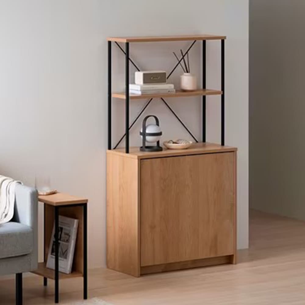 アイリスオーヤマ HIRO BIRO シリーズ サイドテーブル ナチュラル