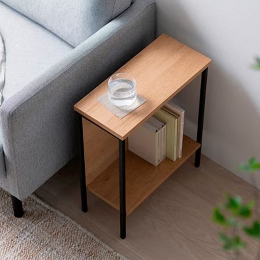 アイリスオーヤマ HIRO BIRO シリーズ サイドテーブル ナチュラル