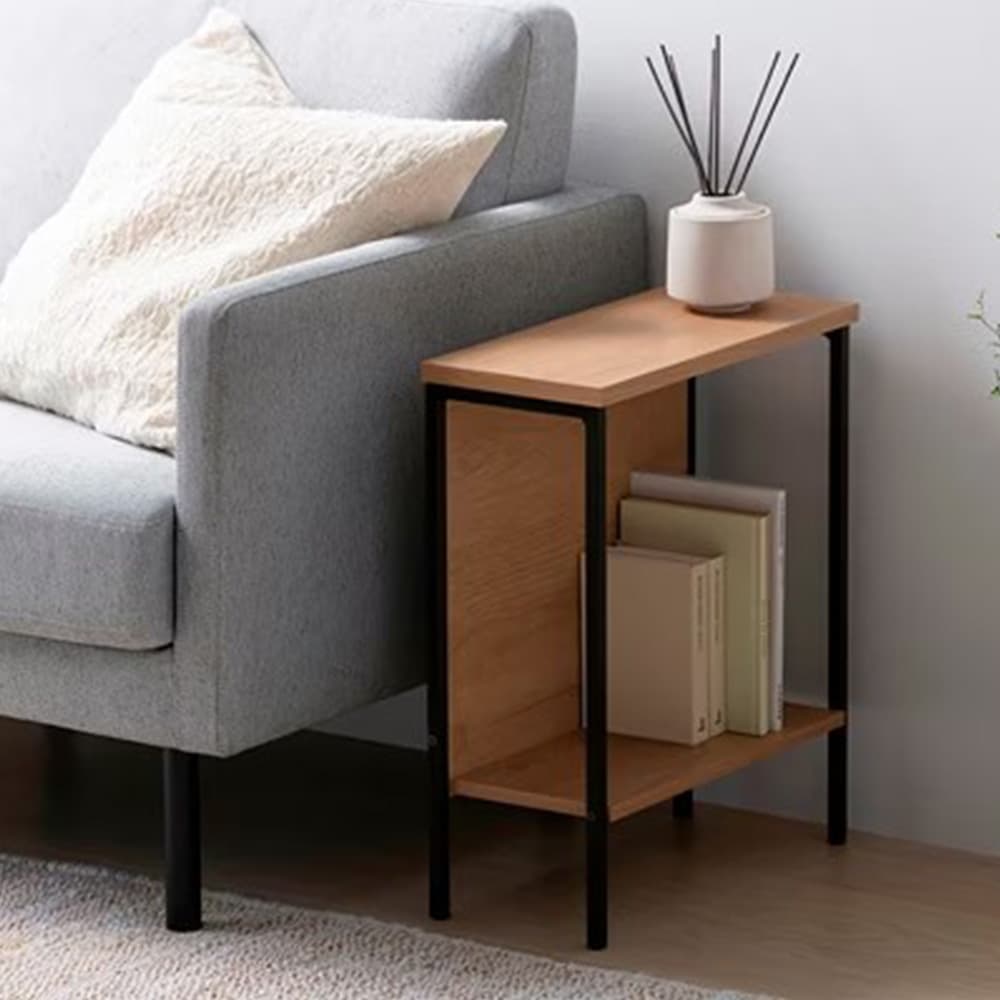 アイリスオーヤマ HIRO BIRO シリーズ サイドテーブル ナチュラル