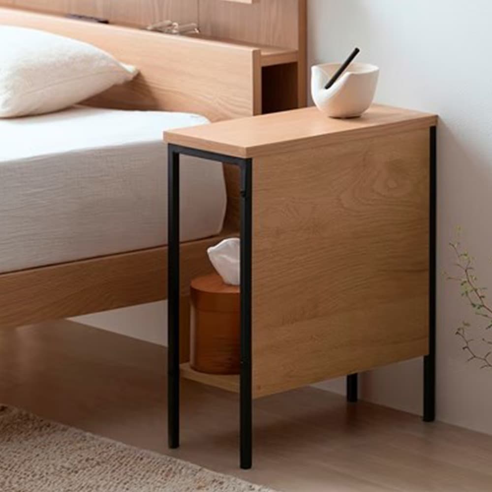 アイリスオーヤマ HIRO BIRO シリーズ サイドテーブル ナチュラル