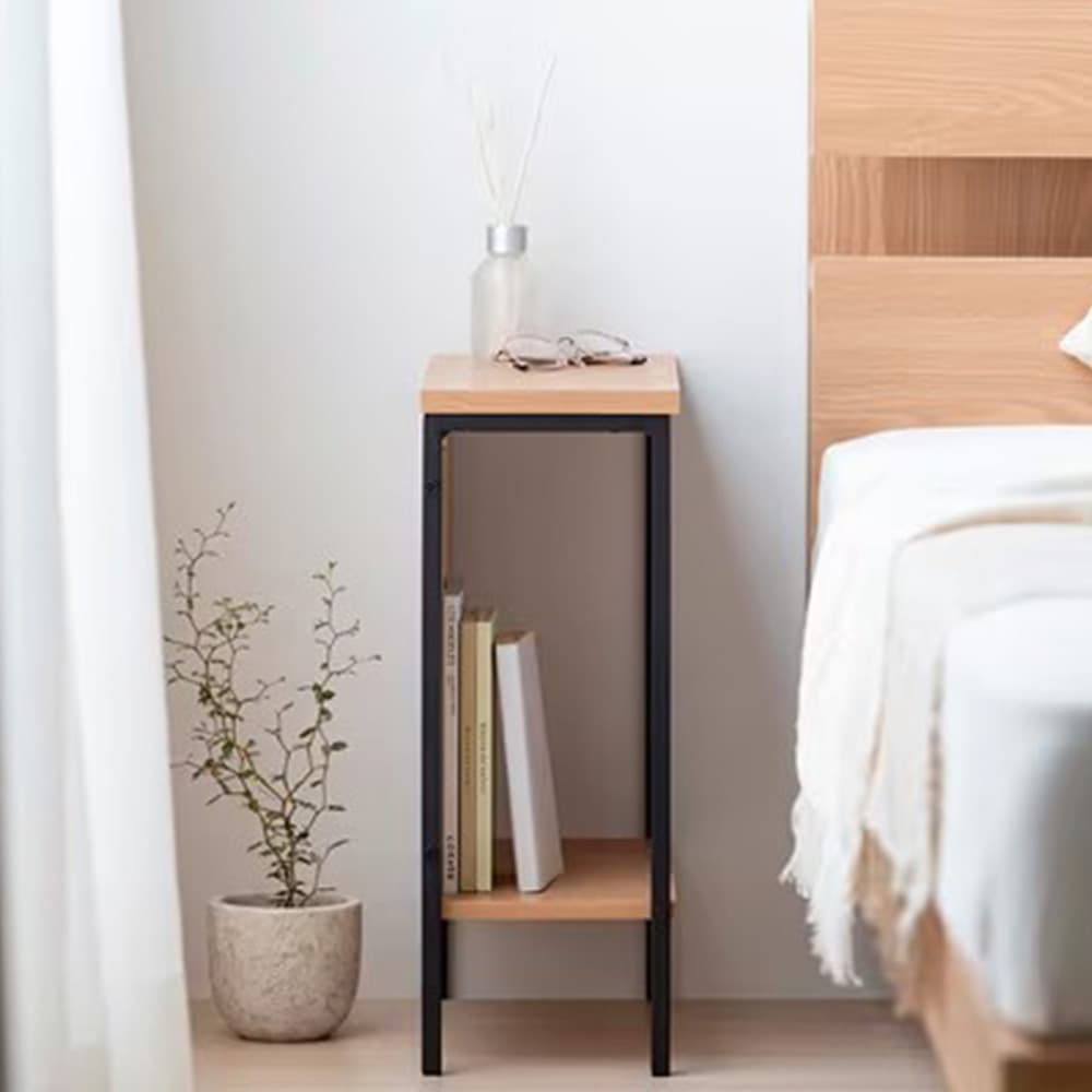 アイリスオーヤマ HIRO BIRO シリーズ サイドテーブル ナチュラル