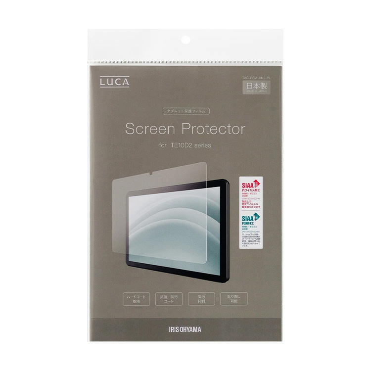 野*ケ様 アイリスオーヤマ　LUCA　タブレット　+保護フィルム アイリスオーヤマ LUCA ルカ タブレット保護フィルム TAC
