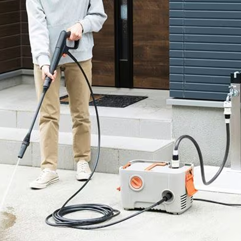 RYOBI◇充電式ポータブル洗浄機/高圧洗浄機/KSW-1800L1/イエロー