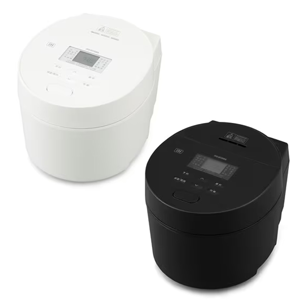 アイリスオーヤマ IHジャー炊飯器 3合 RC-ISA30-B ブラック : カネマサ