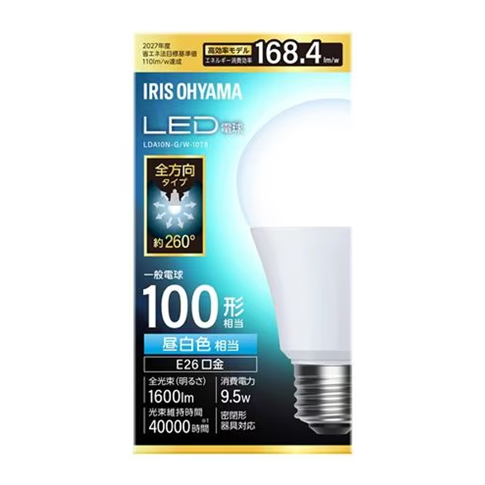 �A�C���X�I�[���} LED�d�� E26 LDA10N-G/W-10T9 1�� �����F/100�`����