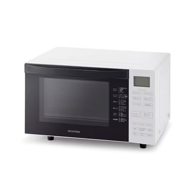 美品　2023年製 アイリスオーヤマ オーブンレンジ KMO-F1810-B オーブンレンジ 18L MO-F1810-W 自動メニュー23種類 ホワイト