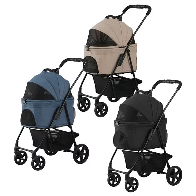 アイリスオーヤマ 3WAYペットカート TPC-990 ブラック : カネマサかな