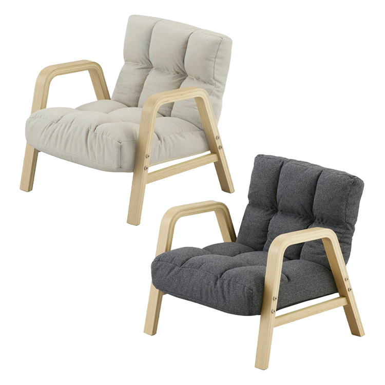 アイリスオーヤマ ウッドアームチェア WACR-S Sサイズ アイボリー 高さ40.5cm 座面厚さ14cm |  | 01