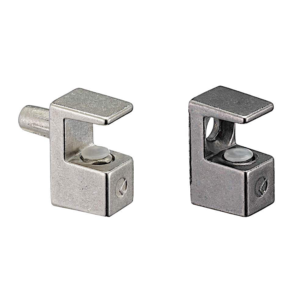 スガツネ ガラス用棚受(固定機能付) 亜鉛合金(ZDC) IT1612-0010YA (5