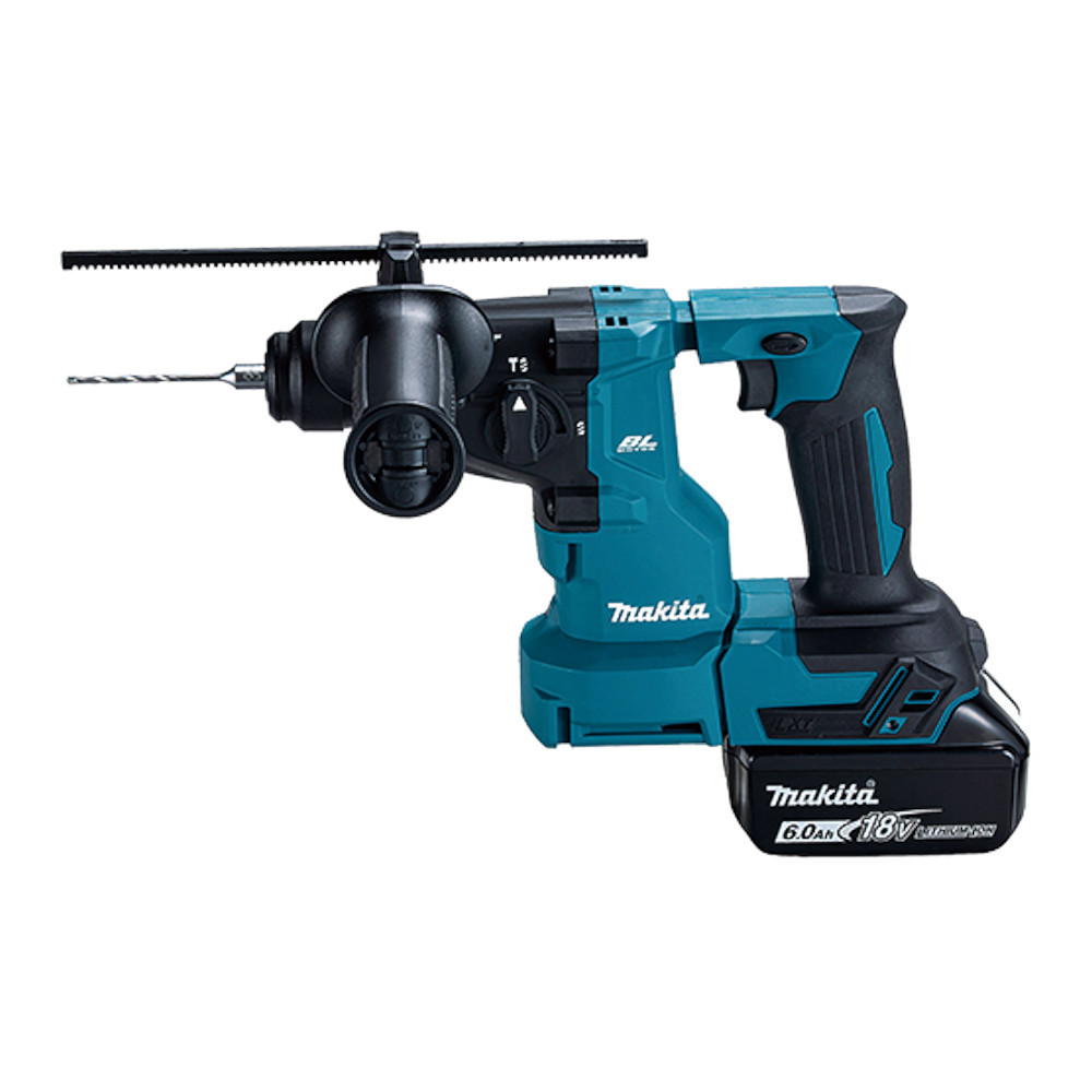 マキタ Makita 18mm充電式ハンマドリル 18V HR183DRGX バッテリ・充電器・ケース付 集じんシステム別売り :mkt hr183drgx:カネマサかなものe shop