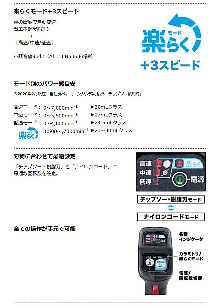 純正品) 充電式草刈機 マキタ MUR369UDZ Uハンドル 本体のみバッテリ