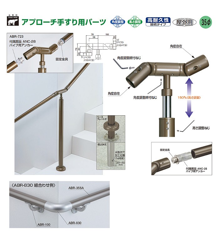 日本に シロクマ 洋式腰掛便器用 C形丸棒手すり No863 アイボリー