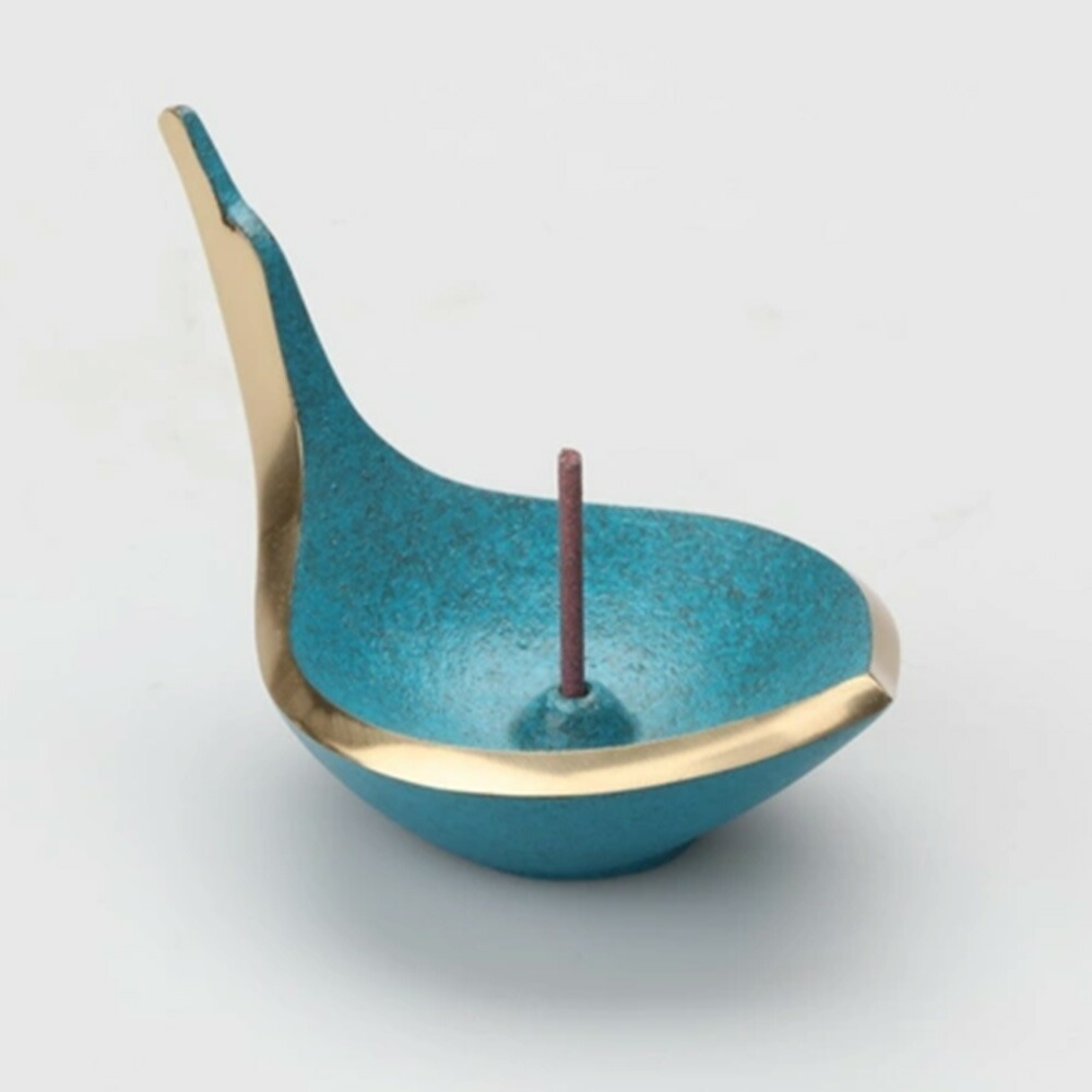 9〜18日全品P5倍】香彩 白鳥 Incense stand swan お香立て アクセサリーホルダー プレゼント 高岡銅器 大谷喜作商店 三枝惣太郎  鋳物 伝統工芸品 金 : o-011 : カネマサかなものe-shop - 通販 - Yahoo!ショッピング