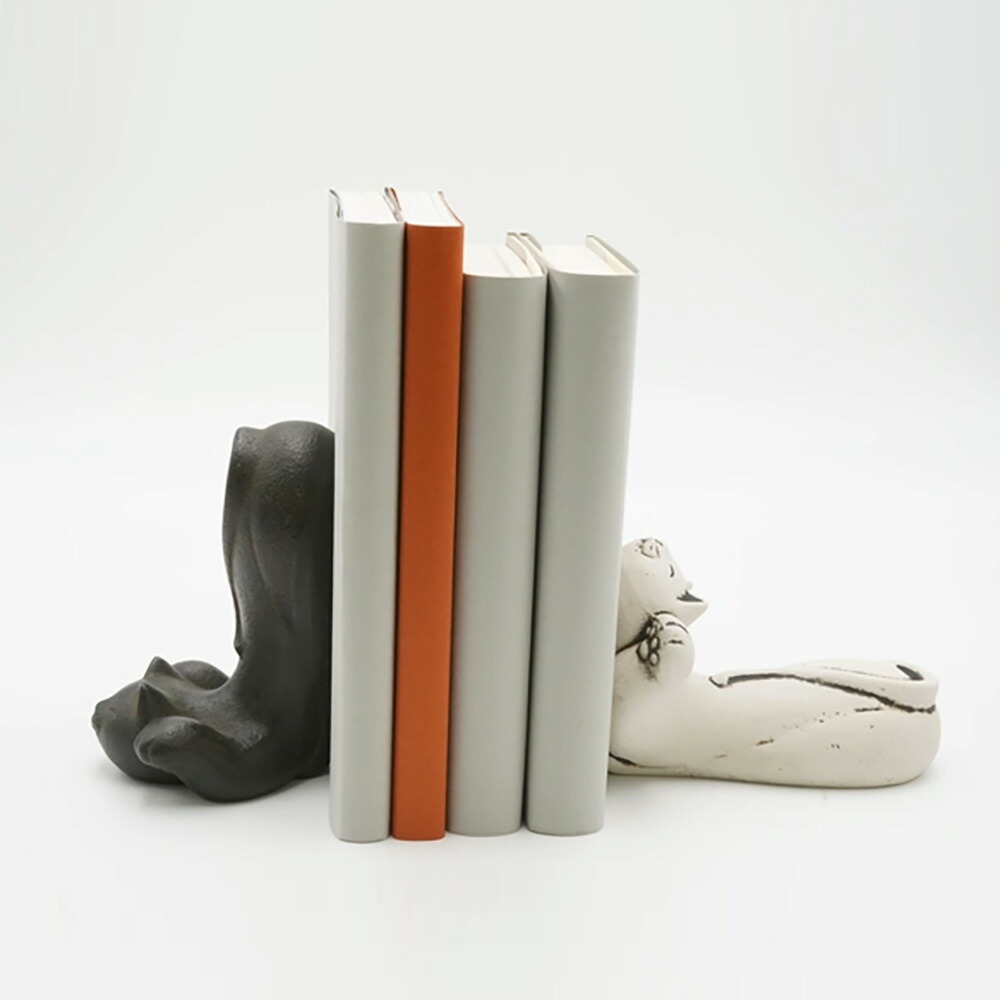 鉄猫2000 カラー：漆茶 ブックエンド スマホスタンド ドアストッパー