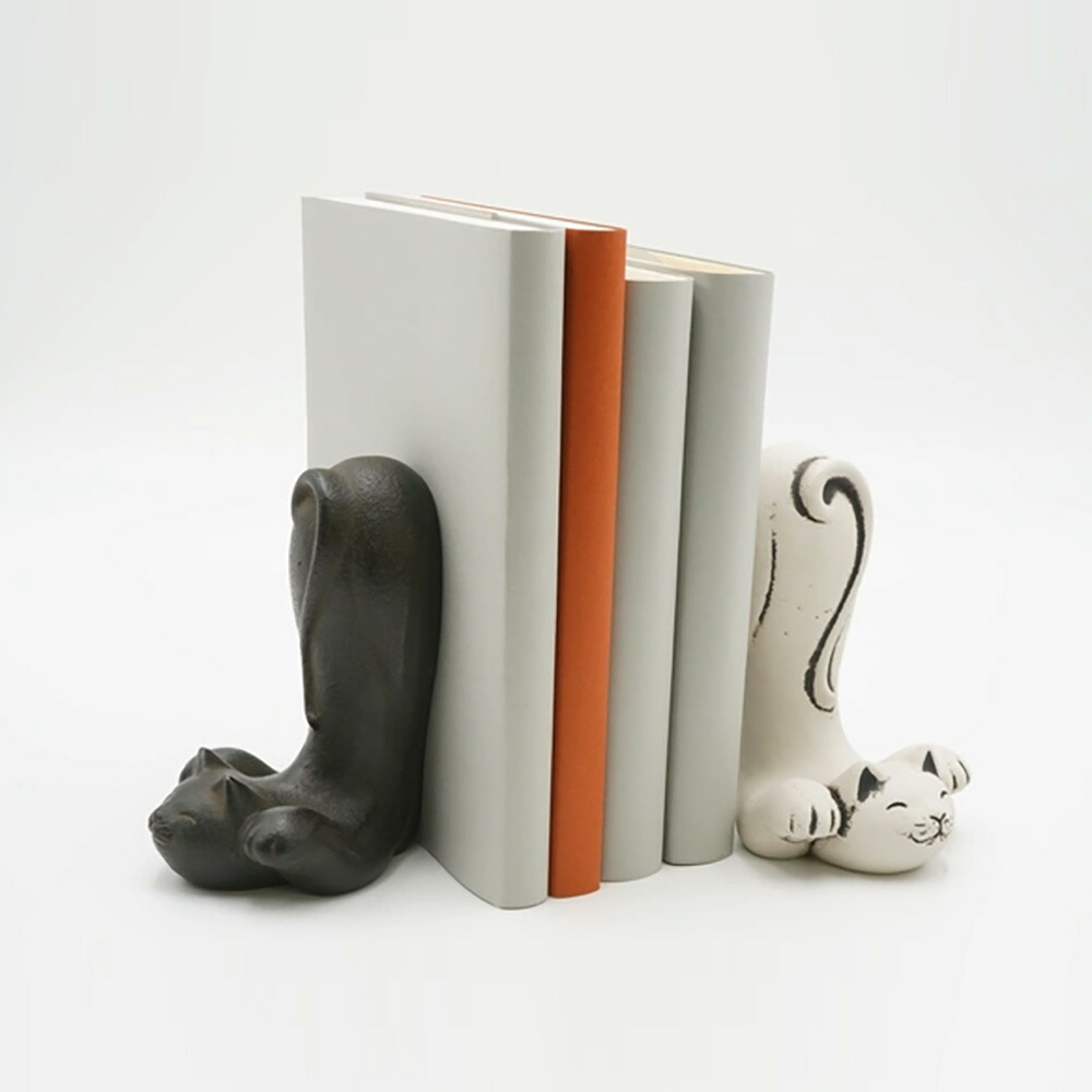 鉄猫2000 カラー：漆茶 ブックエンド スマホスタンド ドアストッパー