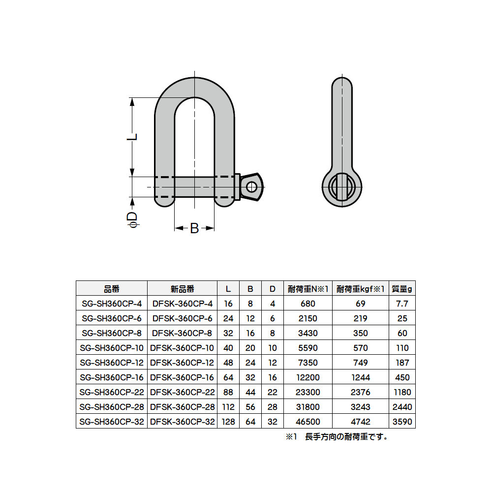 �X�K�c�l �X�e�����X �V���b�N�� ���ω׏d�˂����ݎ� �X�e�����X�|(SUS316) SG-SH360CP-12 12mm