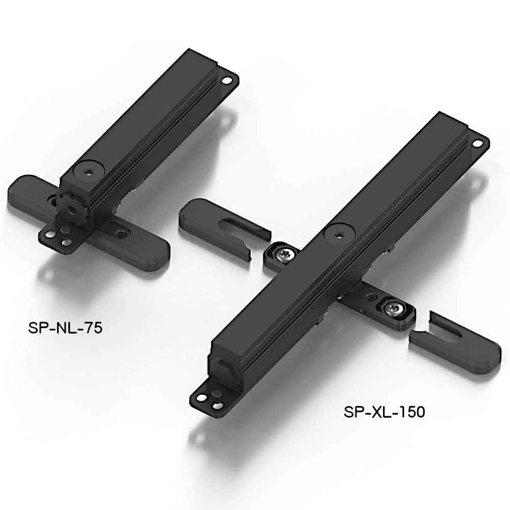 リコピン 追加パーツ分 スガツネ 回転ドア用ピボットヒンジ アルミニウム合金 ブラック 本品は