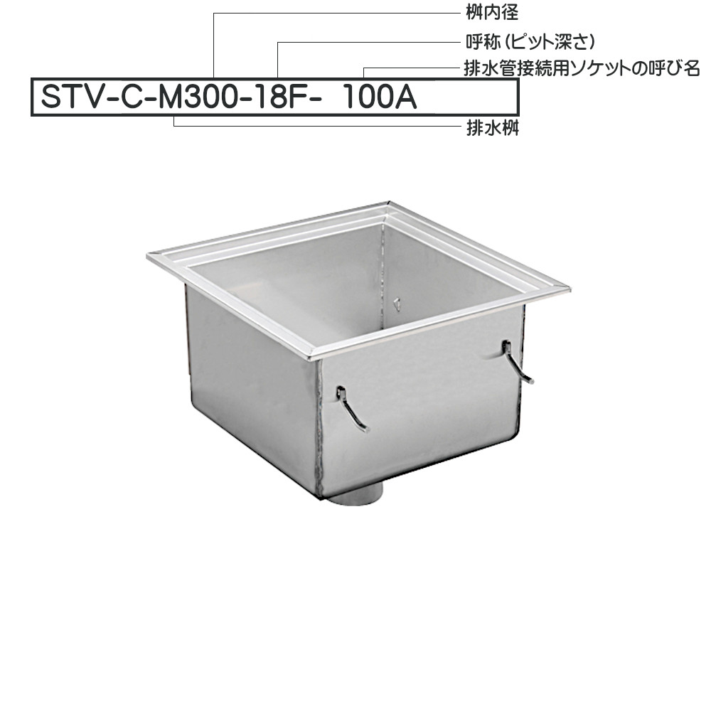 �J�l�\�E HACCP�Ή� �T�j�^���[�g���t STV-C-M300-18F 100A �����a300×���[��375mm �r���Ǘp�Ăьa100A �r����