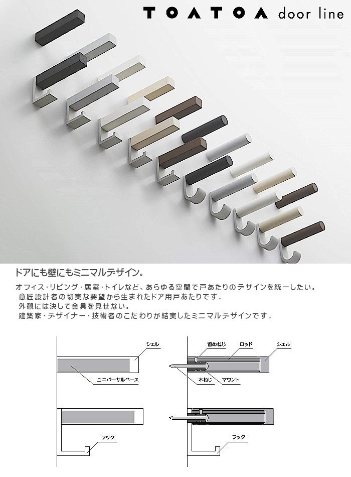 カネマサかなものe-shop - 【TOATOA】floorline doorline（戸当り