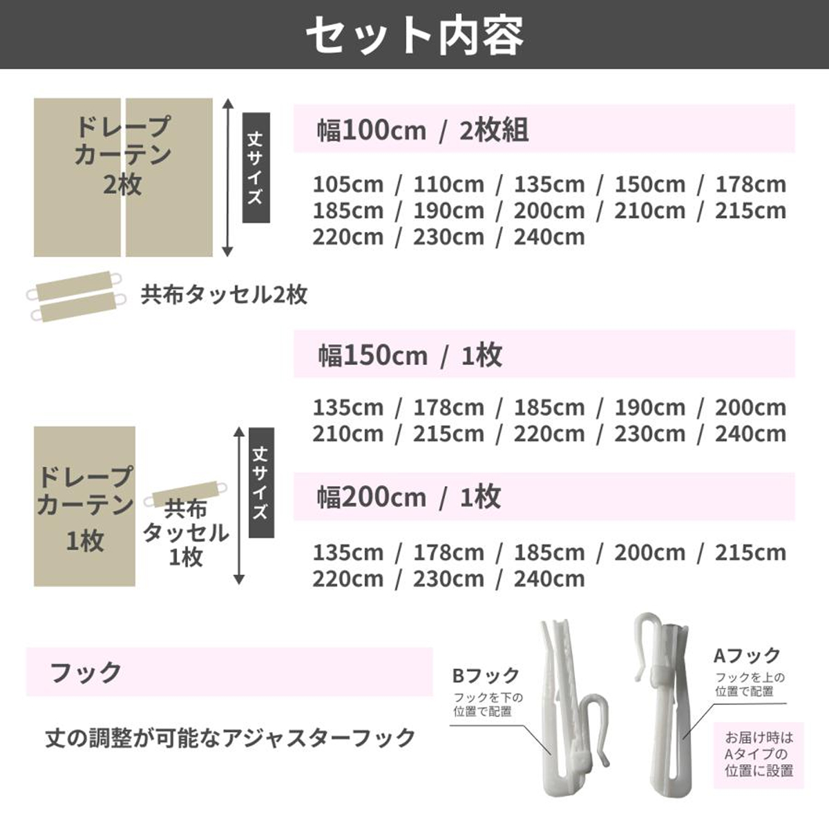 2級遮光ドレープカーテン 2級遮光カーテン 幅200×丈220cm 1枚 ネイビー