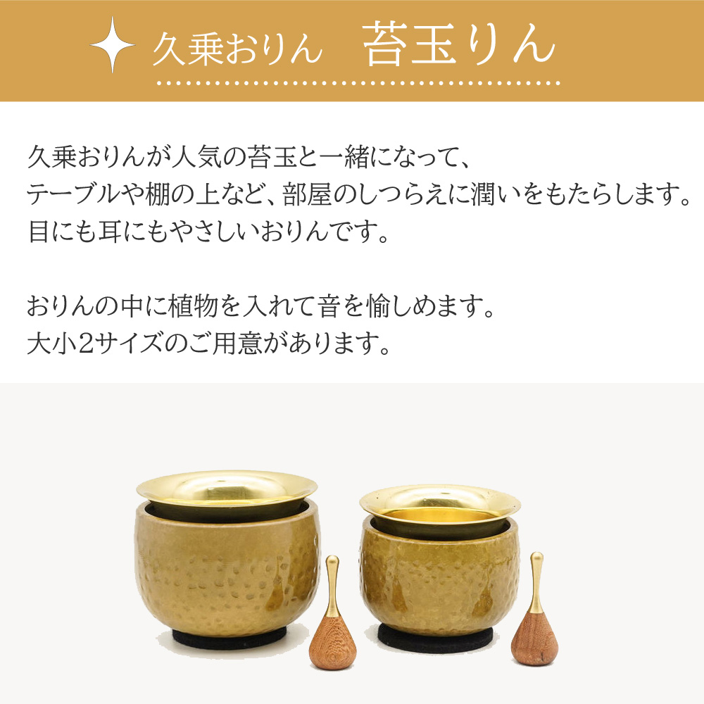 山口久乗 音具 苔玉りん 小 ガジュマル_2