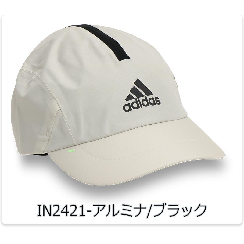 アディダス RAIN. RDY テック 3パネルキャップ メンズ/レディース 帽子 グレー/ブラック 54-57cm/57-60cm/60 ...