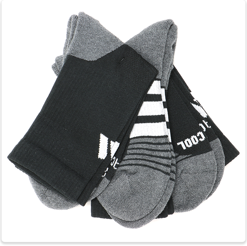 adidas（アディダス） ソックス 靴下 クルーソックス 3足組 セット