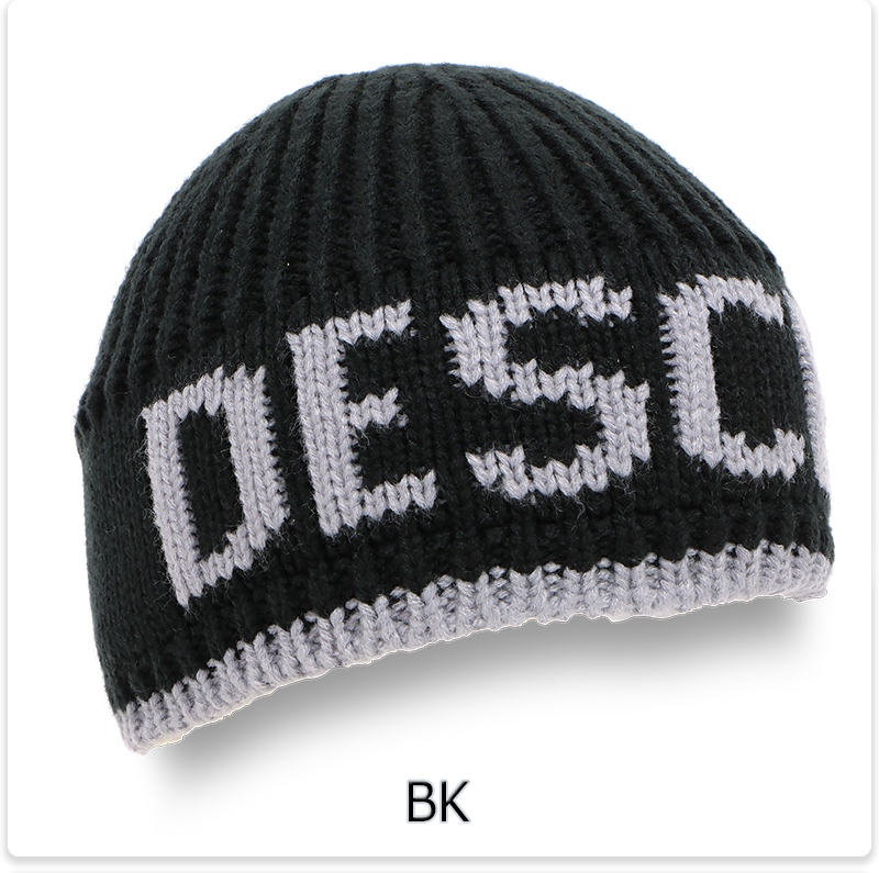 DESCENTE（デサント） ニット帽 ビーニー ジャカード 帽子 厚手