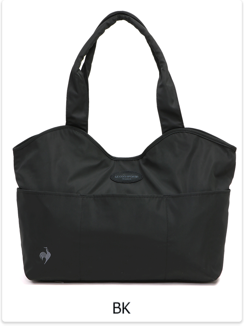 le coq sportif ブラックトートバッグ ルコックスポルティフ le coq sportif ＜lecoqsportif＞トートバッグ