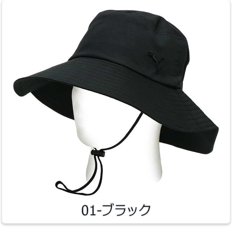 PUMA バケットハット レディース 日よけ帽子 UVカット 紫外線