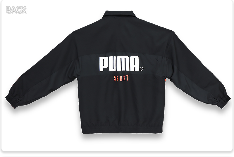 PUMA ウィンドブレーカー ブラック PUMA プーマ ジャケット ウィンドブレーカー スポーツ ジャージ