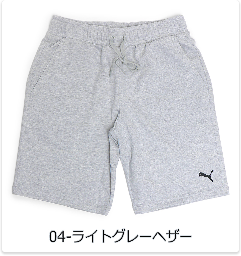 PUMA ハーフパンツ Sサイズ グレー/ホワイト PUMA（プーマ） ショートパンツ ハーフパンツ トレーニングパンツ 吸水