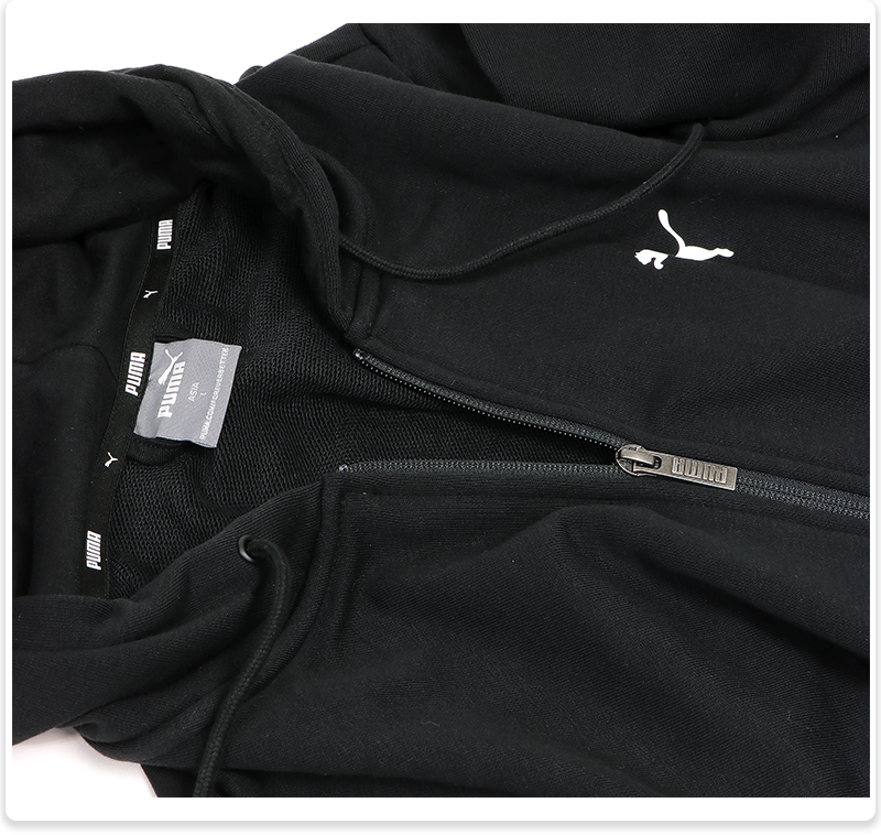 プーマ ESS FZ フーディ TR M メンズ/男性用 パーカー ブラック/グレー L/XL 848732