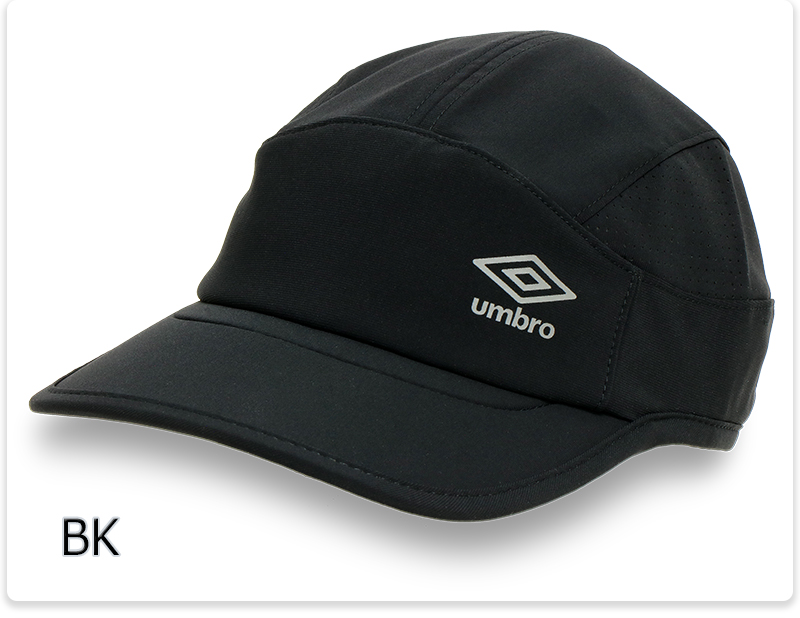 アンブロ クーリングキャップ メンズ/レディース 帽子 ブラック/ホワイト 58cm UUAXJC0...
